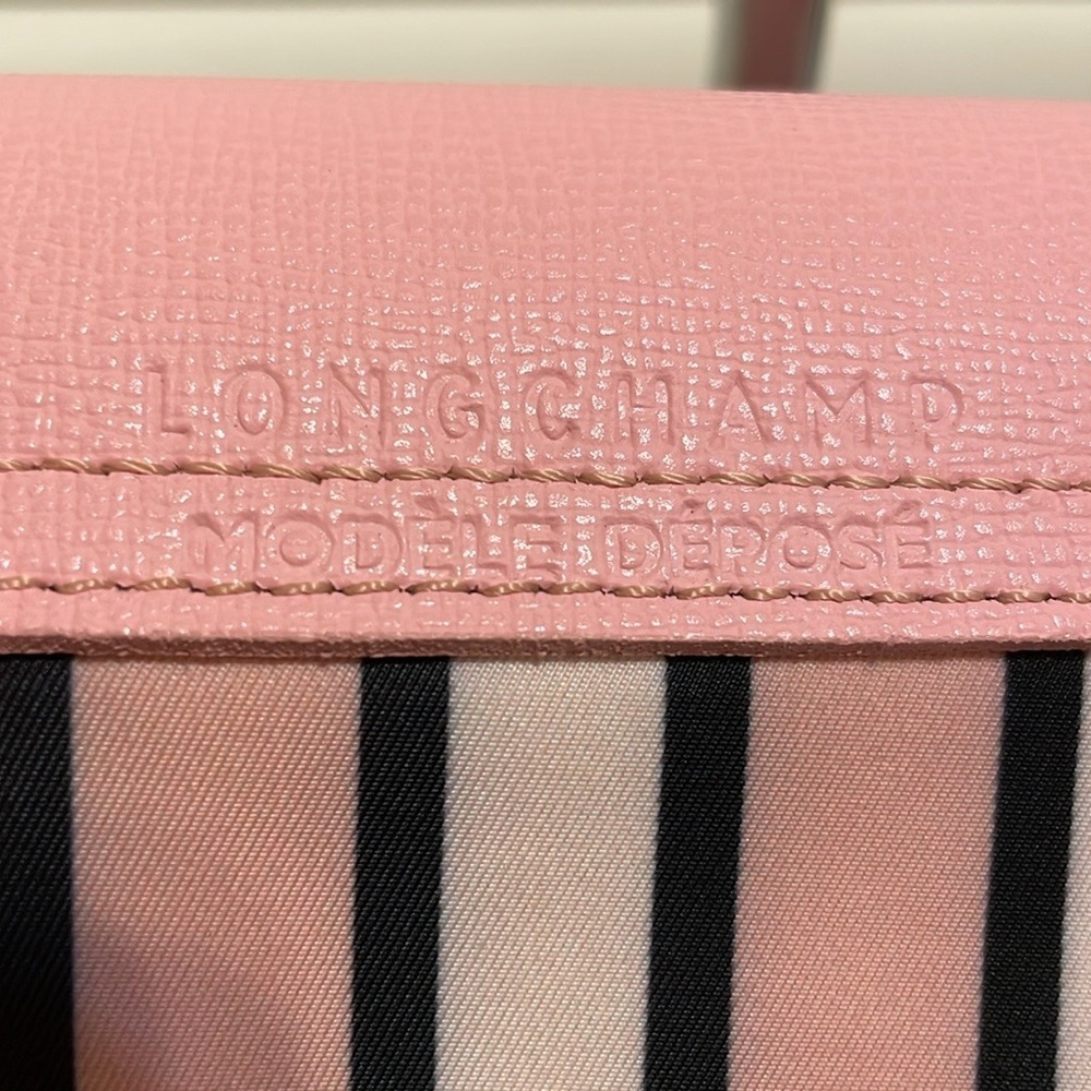 Longchamp Pink Patterned Nylon Tote Bag - Picture 4 of 15